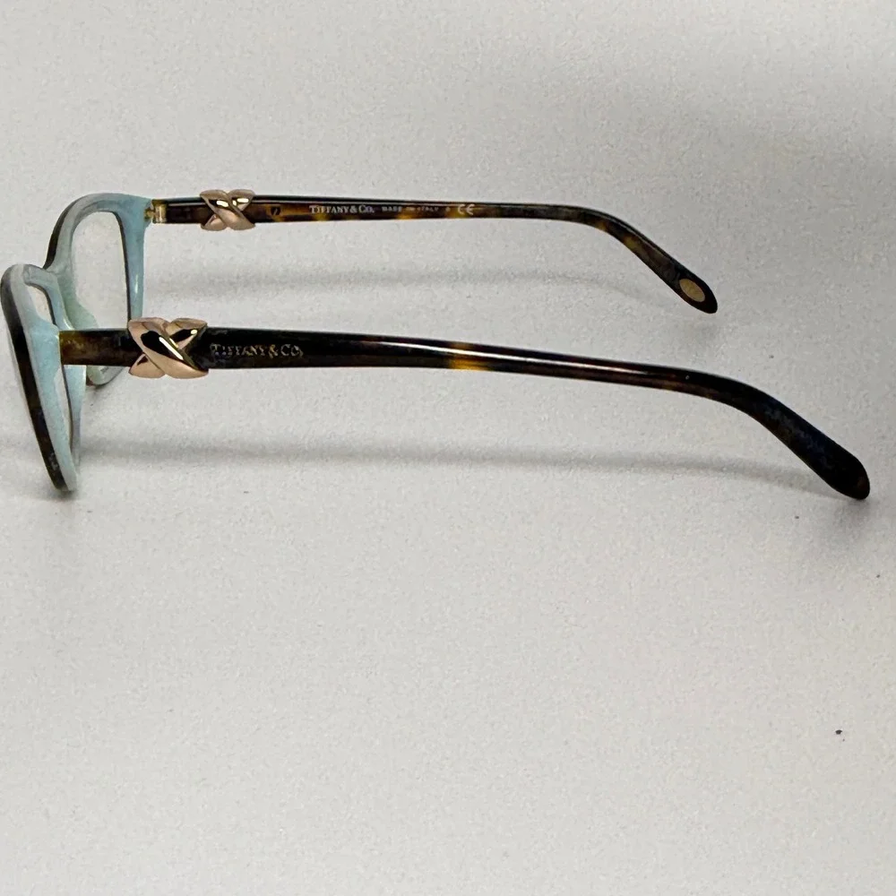 Tiffany & Co TF 2181-B 8246 Tortoise Blue Paloma Picasso Eyeglasses‎ 52-16 21814